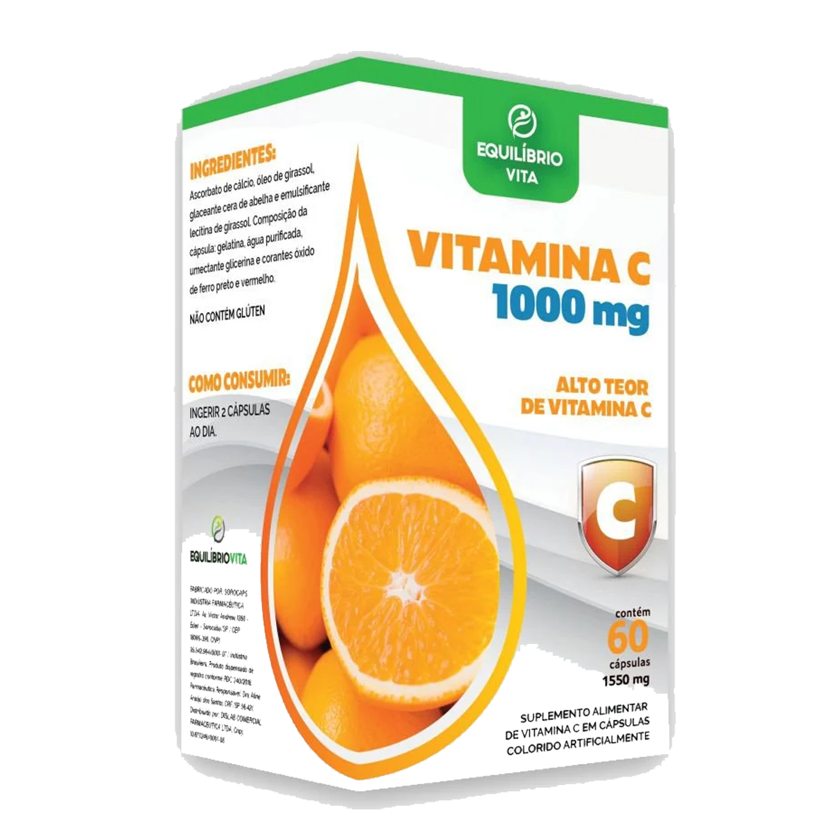 Suplemento Equil Brio Vita Vitamina C Mg Caps Multibike