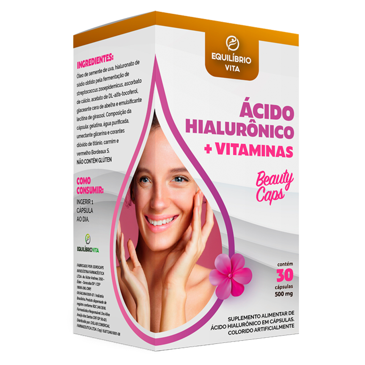 Suplemento Equilíbrio Vita Ácido Hialurônico Vitaminas Multibike