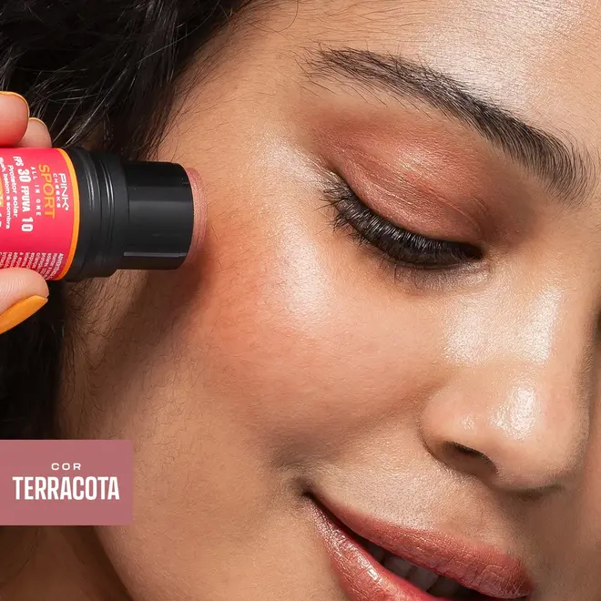 Sport Make Up Pinkcheeks Blush All In One 4,5g - Terracota - Multibike