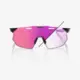 Óculos 100% Hypercraft SQ - Gloss Black - Fotocromático Purple