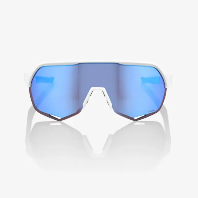 Óculos 100% S2 -  Matte White - Hiper Blue