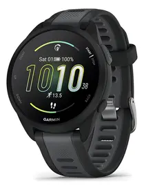 Relógio Gps Garmin Forerunner 165 Music Preto E Cinza