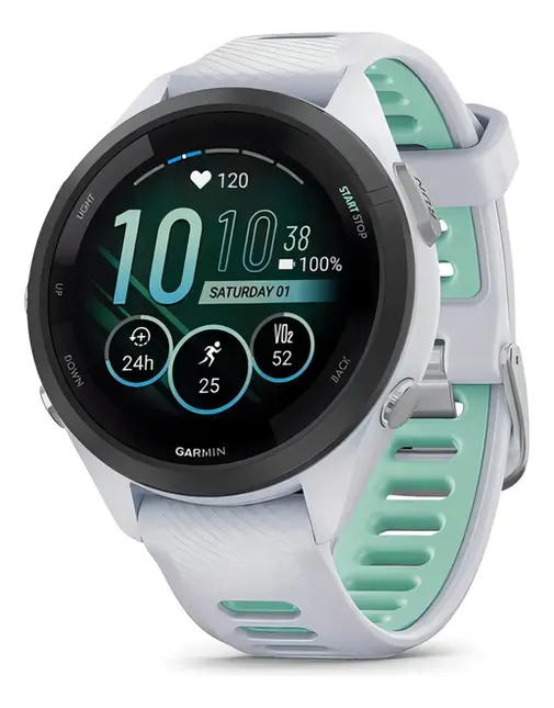 Relogio Garmin Forerunner 265s Sport Branco